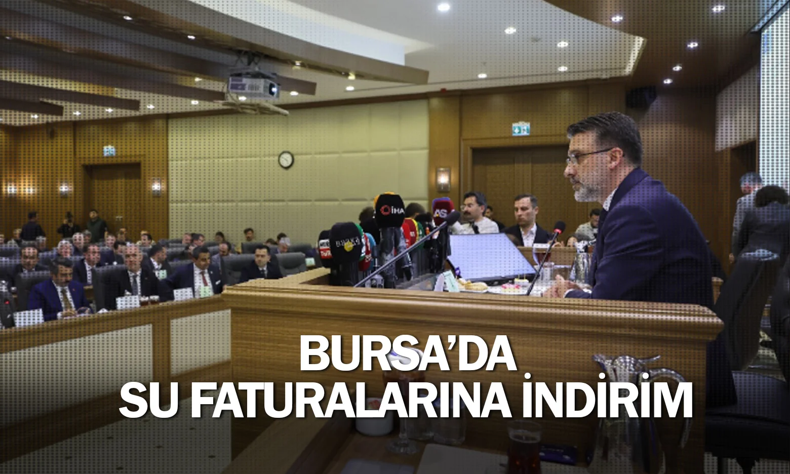 Bursa’da su faturalarına indirim