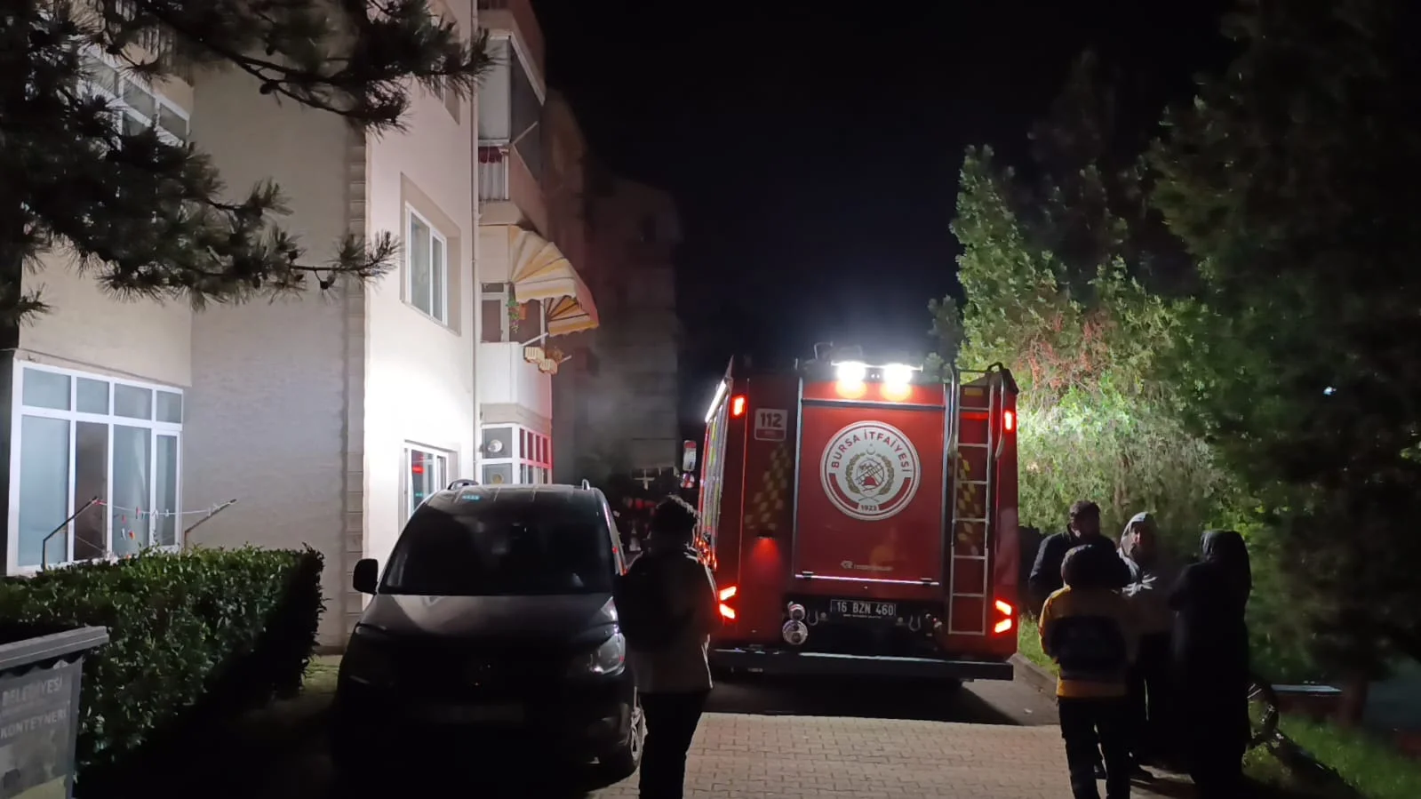 İnegöl'de korkutan yangın!