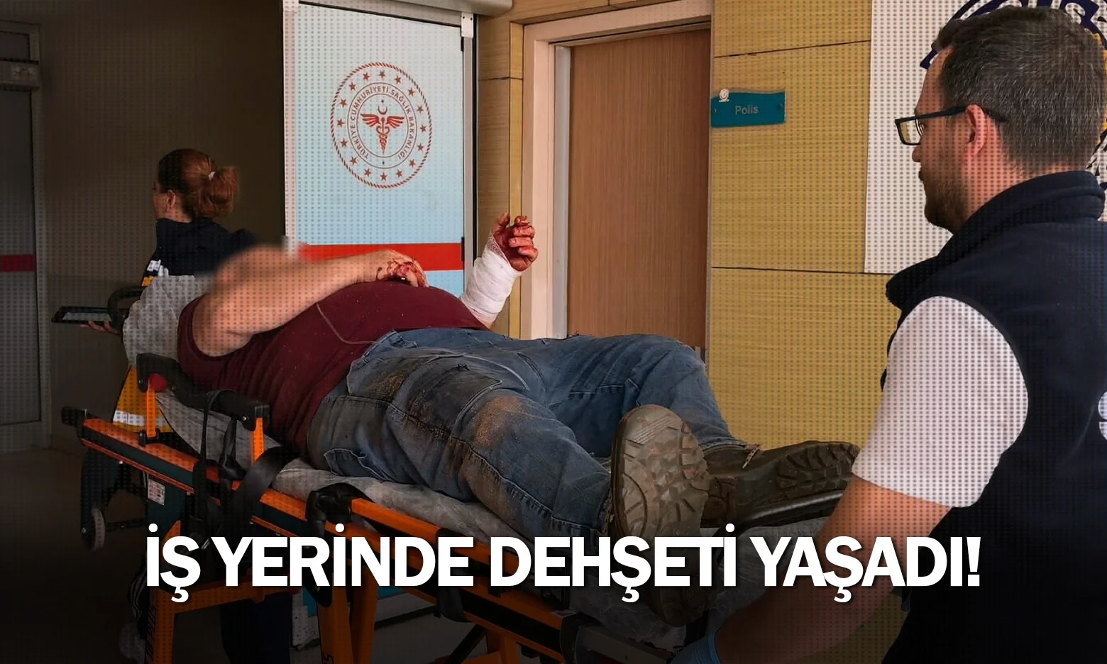 İş yerinde dehşeti yaşadı!
