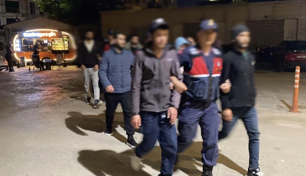 İnegöl’de 7 kaçak göçmen yakalandı!