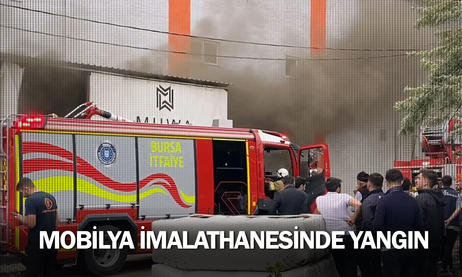 Mobilya İmalathanesinde Yangın