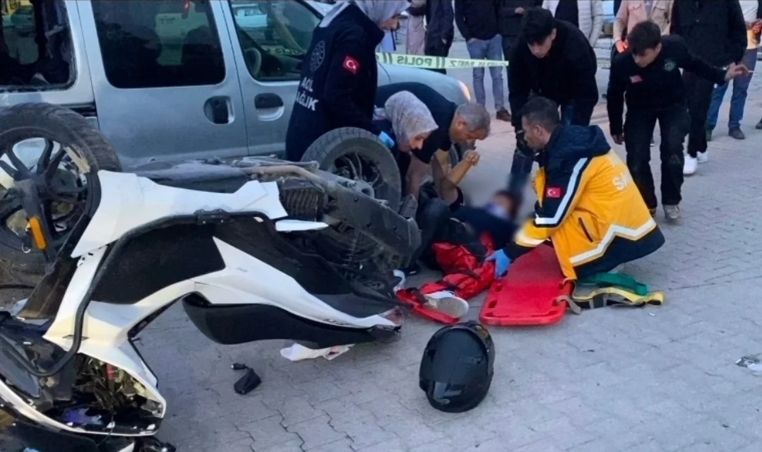 İnegöl'de korkutan kaza! Yaralılar var...