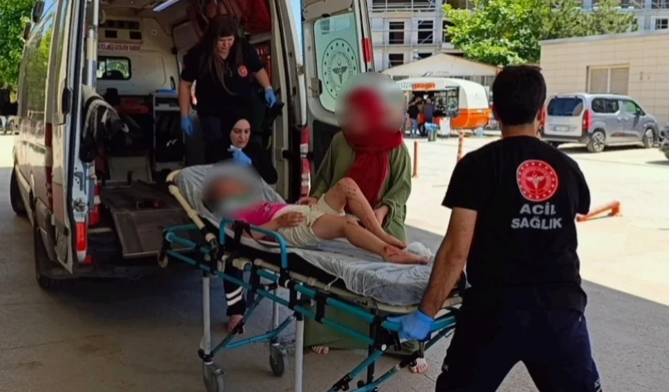 İnegöl'de kaza sonrası ortalık karıştı! Motosiklet sürücüsü ...