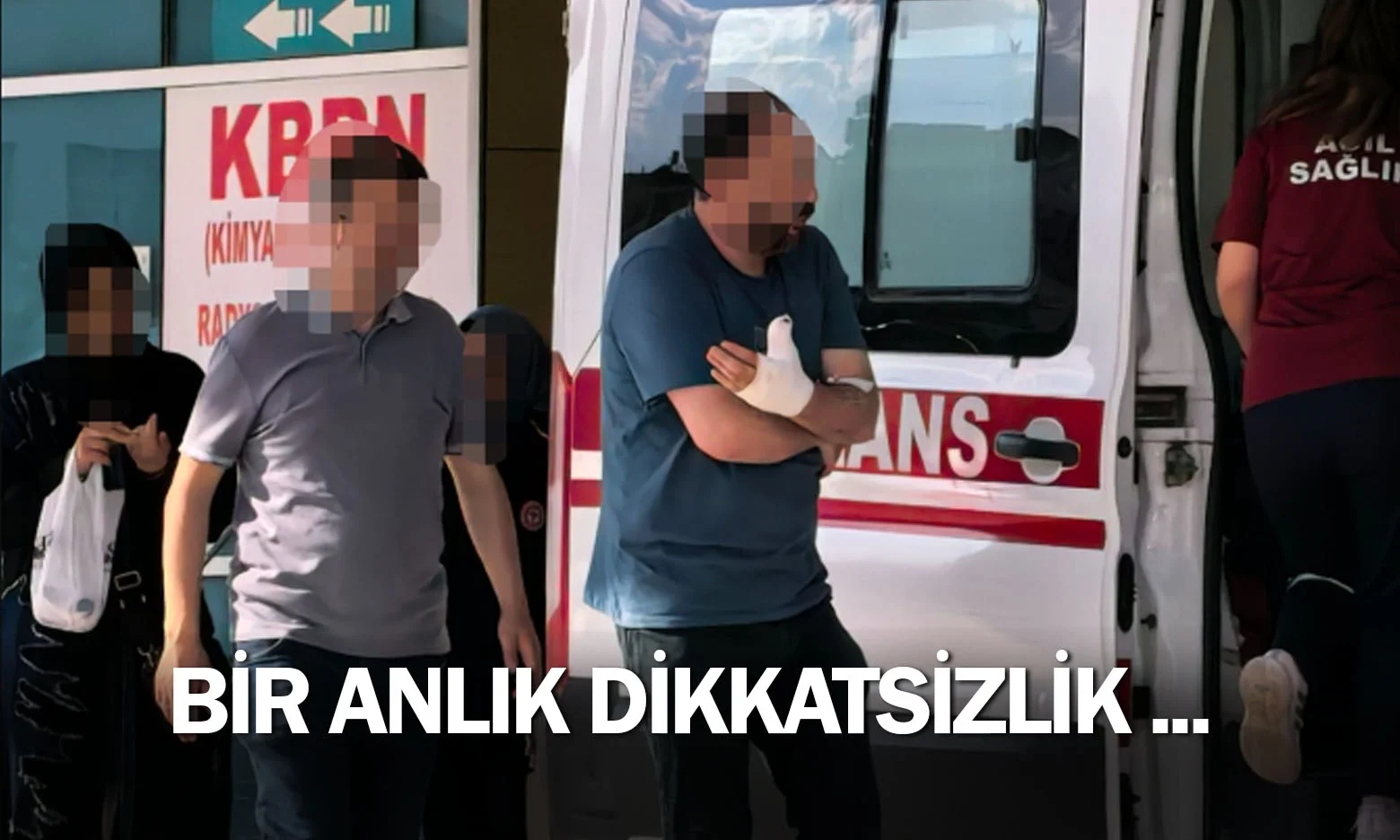 Bir anlık dikkatsizlik ...