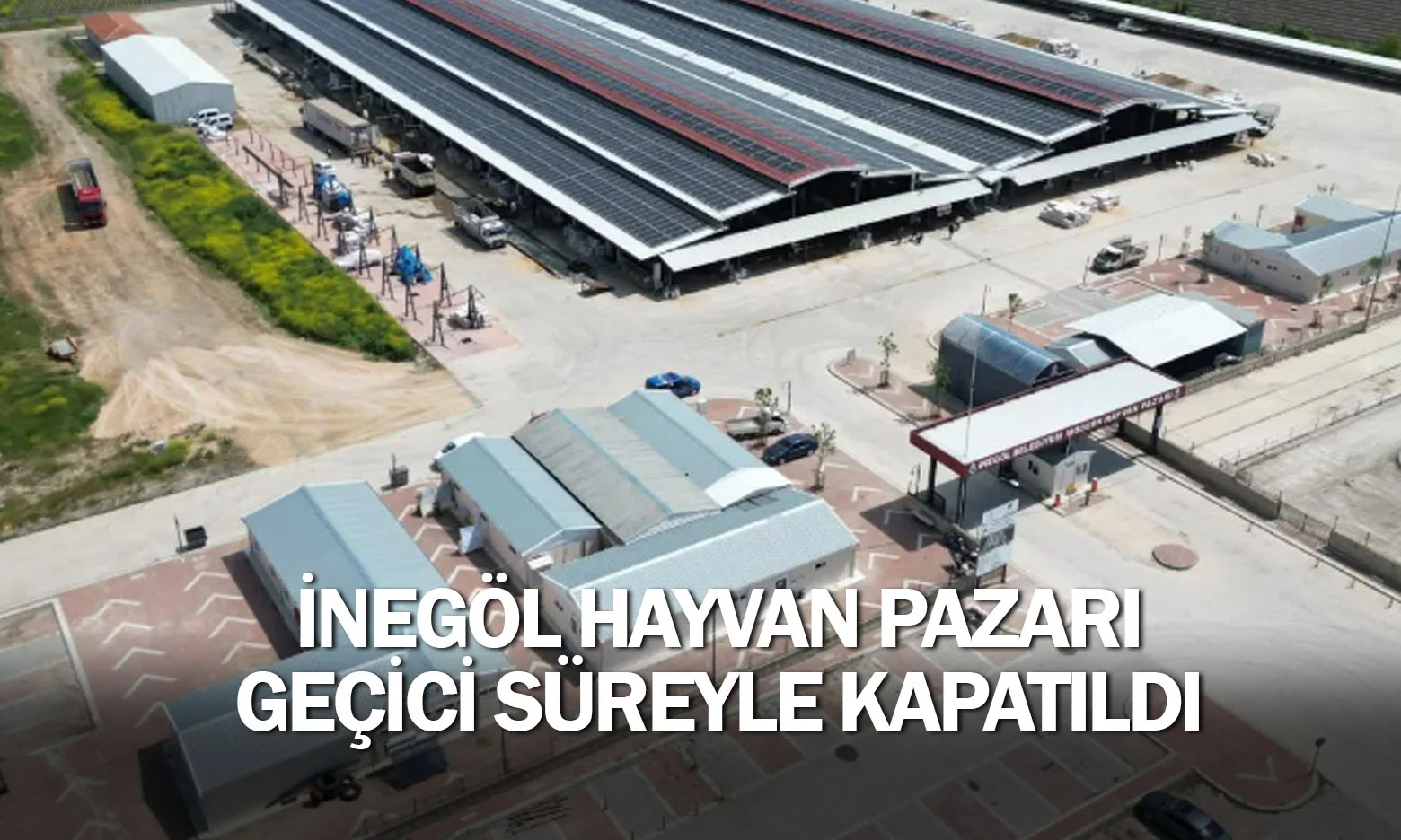İnegöl Hayvan Pazarı Geçici Süreyle Kapatıldı