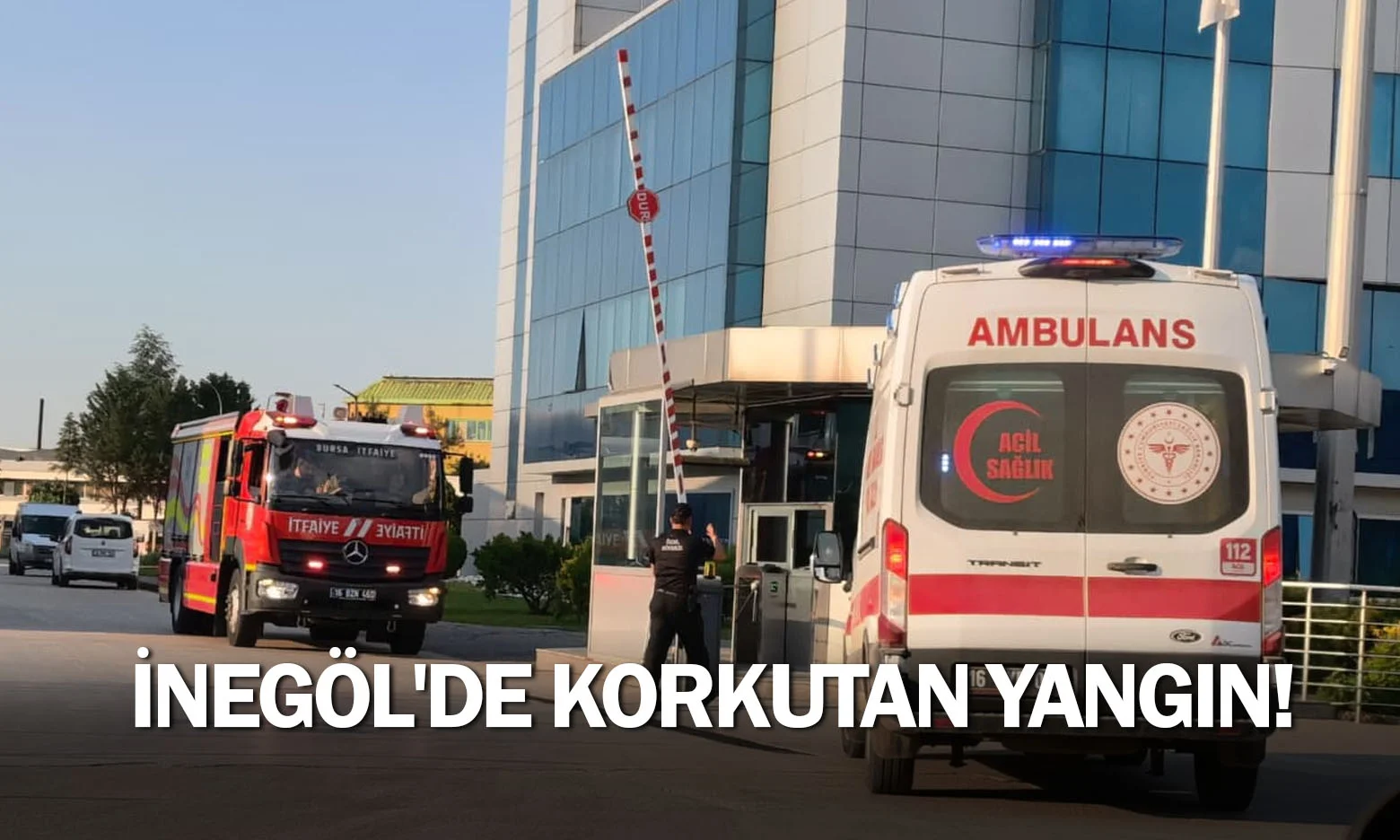 İnegöl'de korkutan yangın!