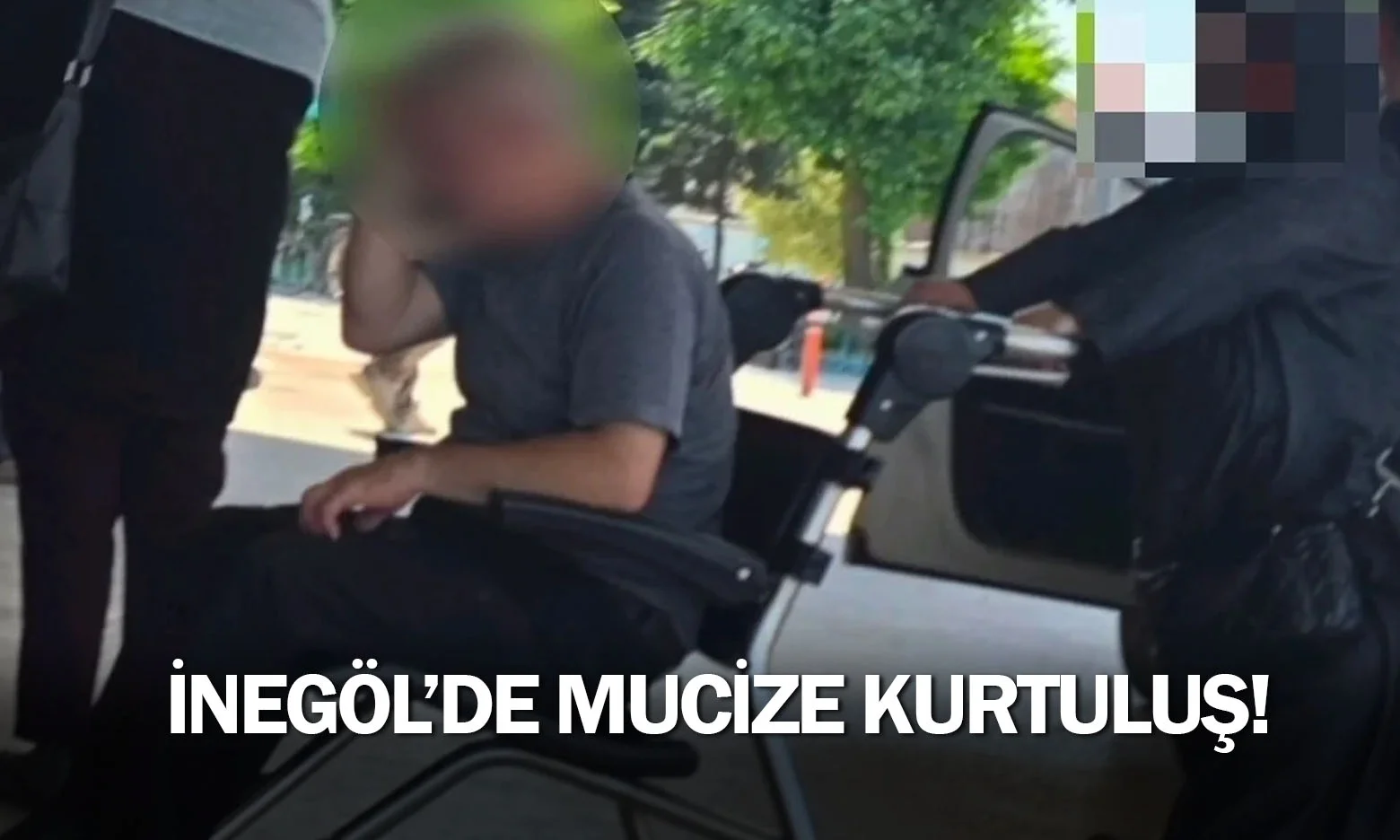 İnegöl’de mucize kurtuluş!