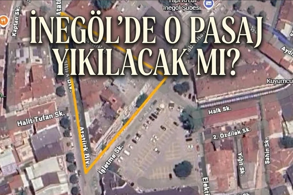 İnegöl'de o pasaj yıkılacak mı ?