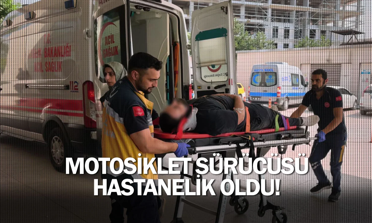 İnegöl'de motosiklet sürücüsü hastanelik oldu!