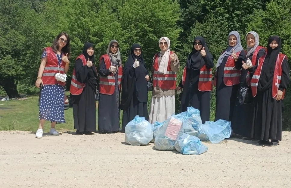 Saadetli kadınlardan çevre duyarlılığı