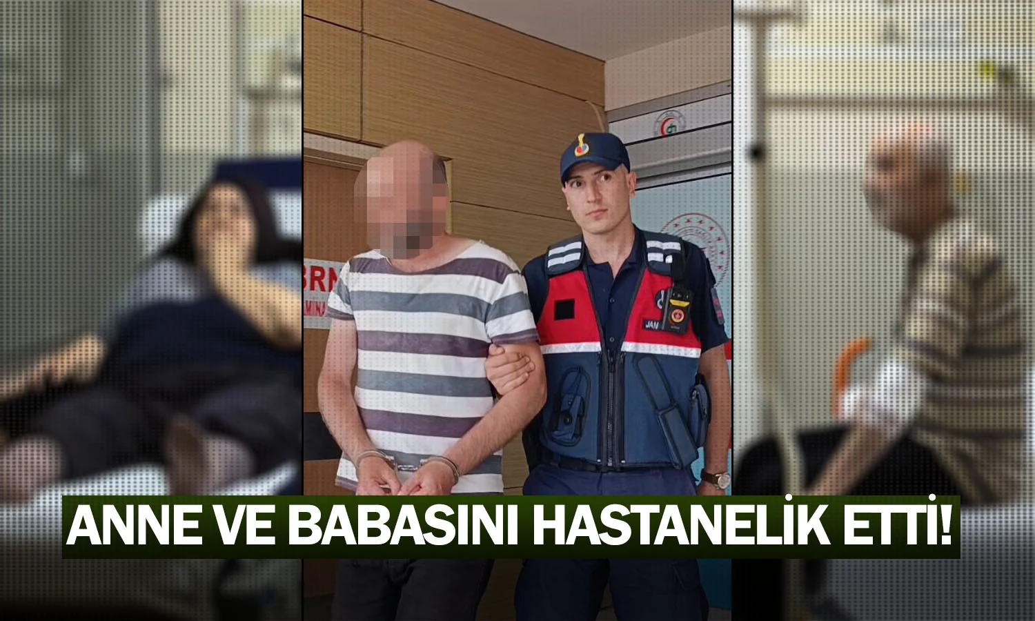 Anne ve babasını hastanelik etti!