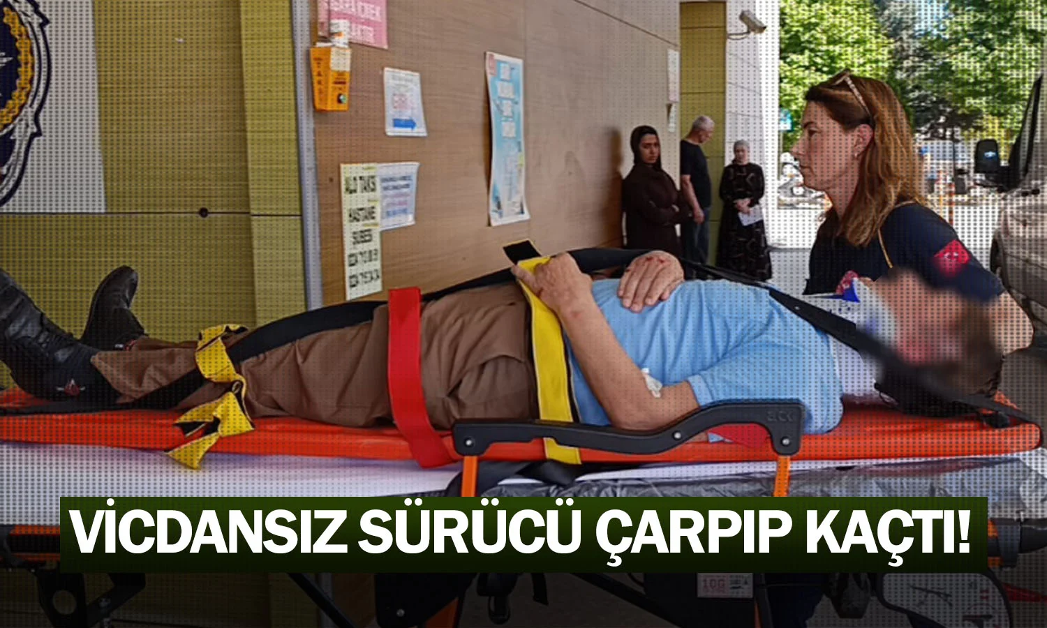 Vicdansız sürücü çarpıp kaçtı!