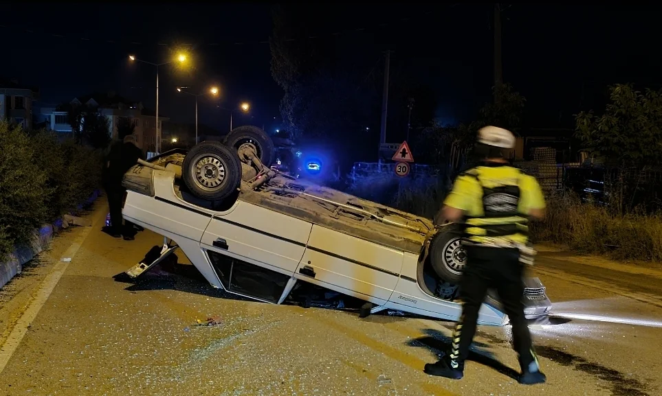 Çevre yolunda kaza