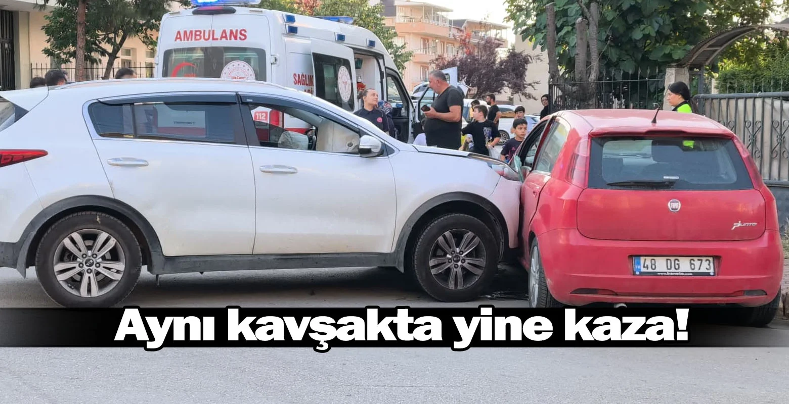 İnegöl'de yine aynı kavşak, yine kaza!