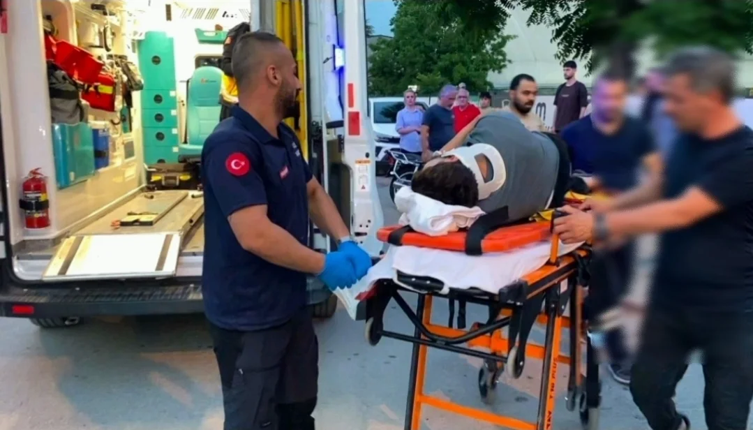 İnegöl'de korkutan kaza