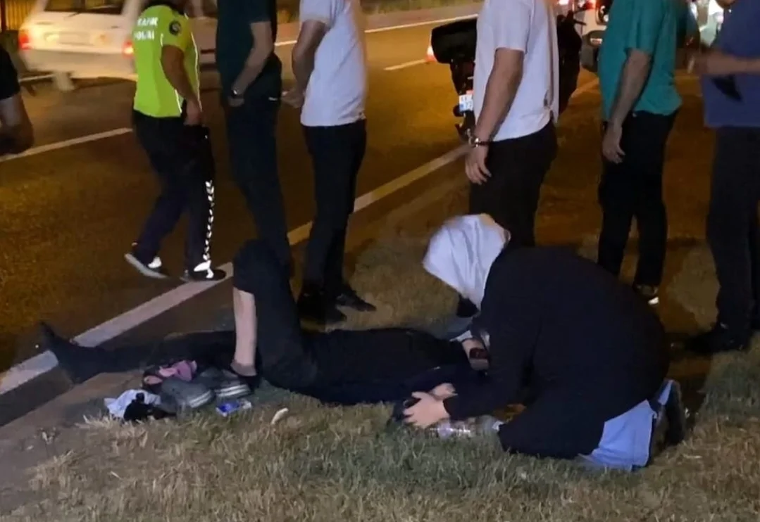 İnegöl'de korkutan kaza!