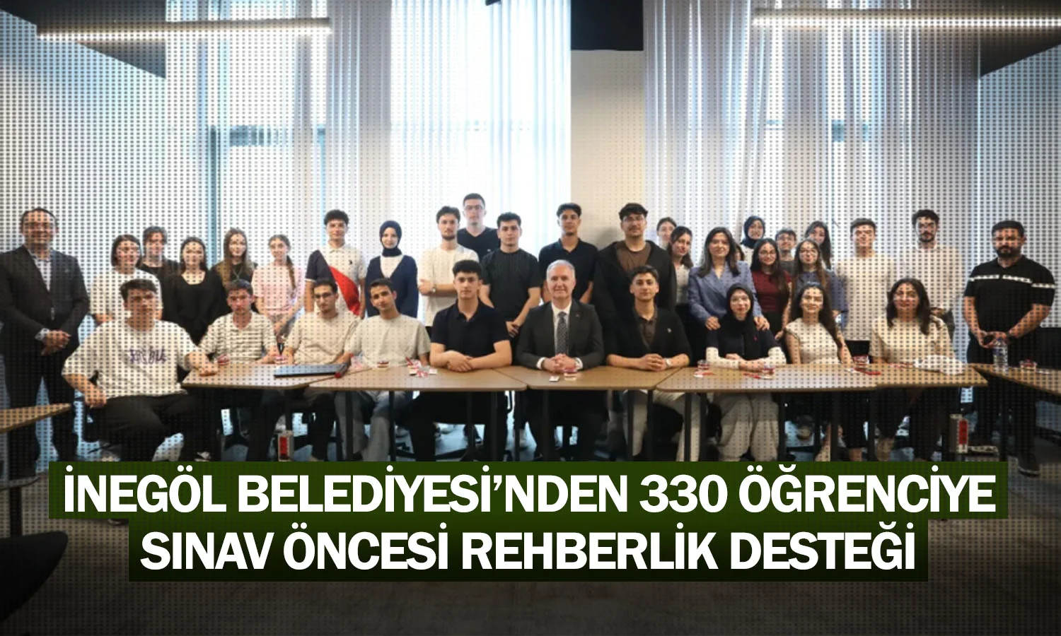 İnegöl Belediyesi’nden 330 Öğrenciye Sınav Öncesi Rehberlik Desteği