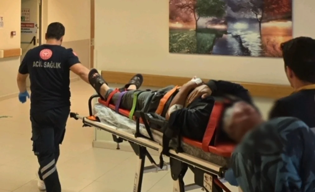 Mezitlerde korkutan kaza Mezitlerde korkutan kaza