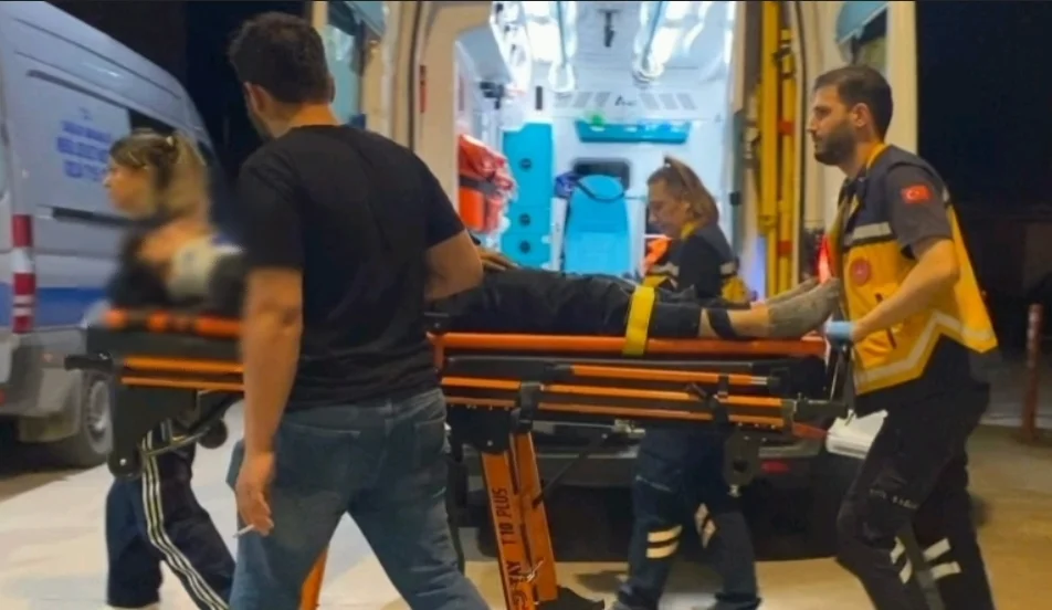 Motosiklet sürücüsüne çarpıp kaçtı!