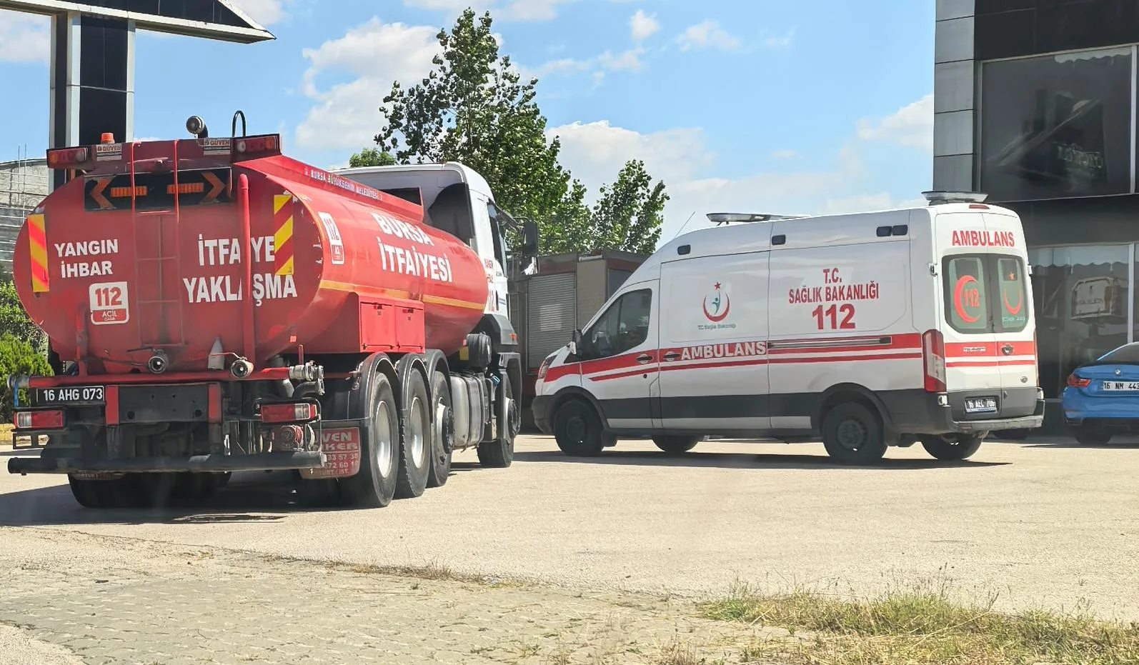 Mobilya fabrikasında yangın