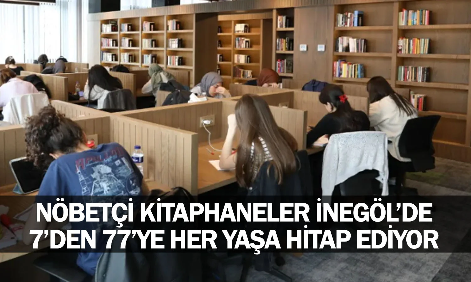 Nöbetçi Kitaphaneler İnegöl’de 7’den 77’ye Her Yaşa Hitap Ediyor