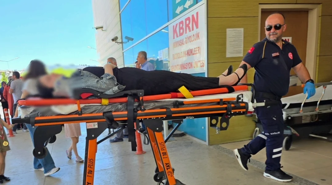 Otomobilin çarptığı abla ve kardeşi yaralandı