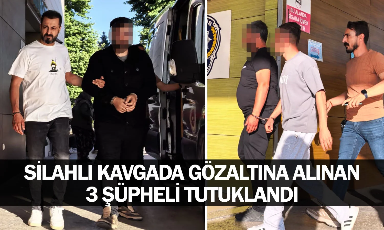 İnegöl'de silahlı kavgada gözaltına alınan 3 şüpheli tutuklandı