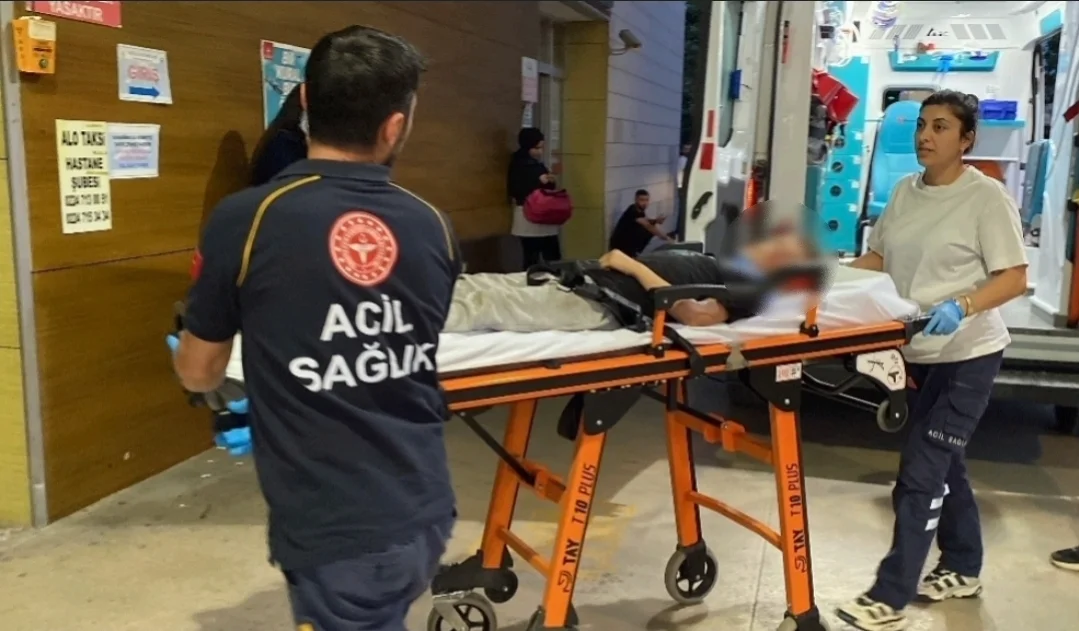 9 yaşındaki bisikletli çocuk hastanelik oldu