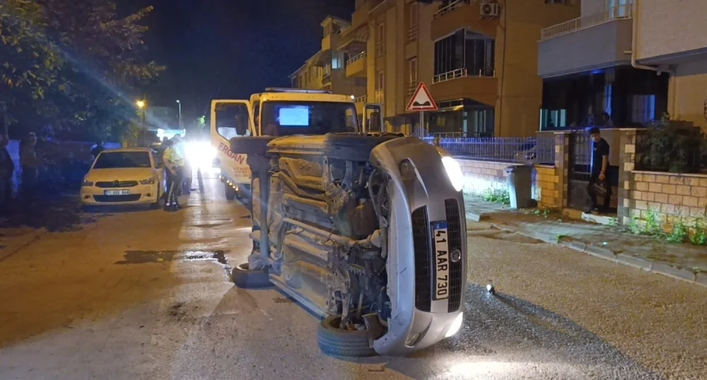 İnegöl'de aracını böyle bırakıp gitti!