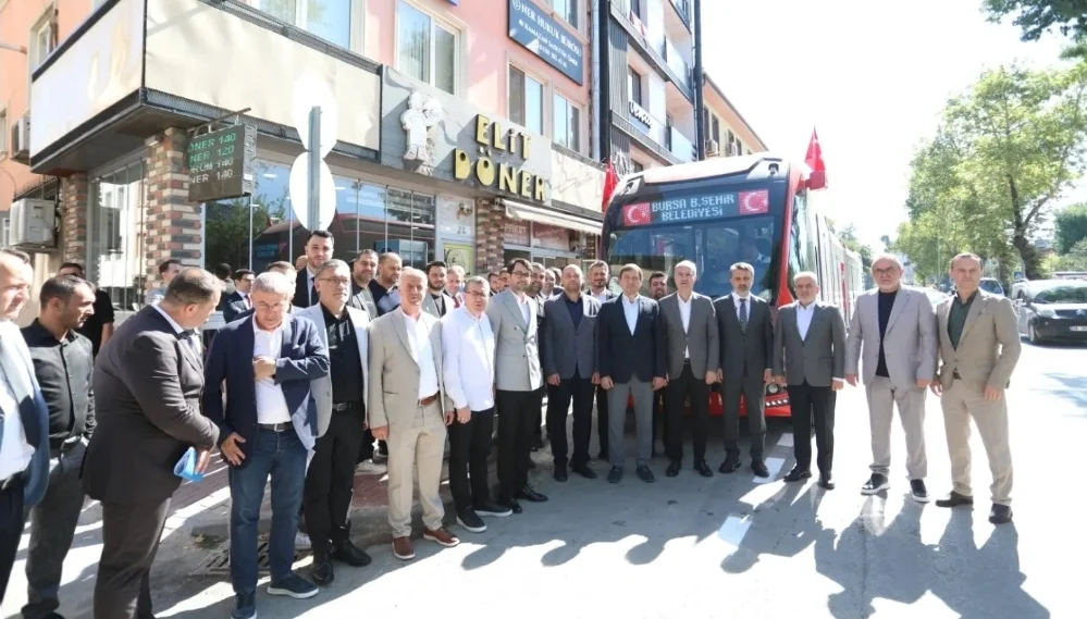 İnegöl’de Metrobüs İçin Test Sürüşü Yapıldı