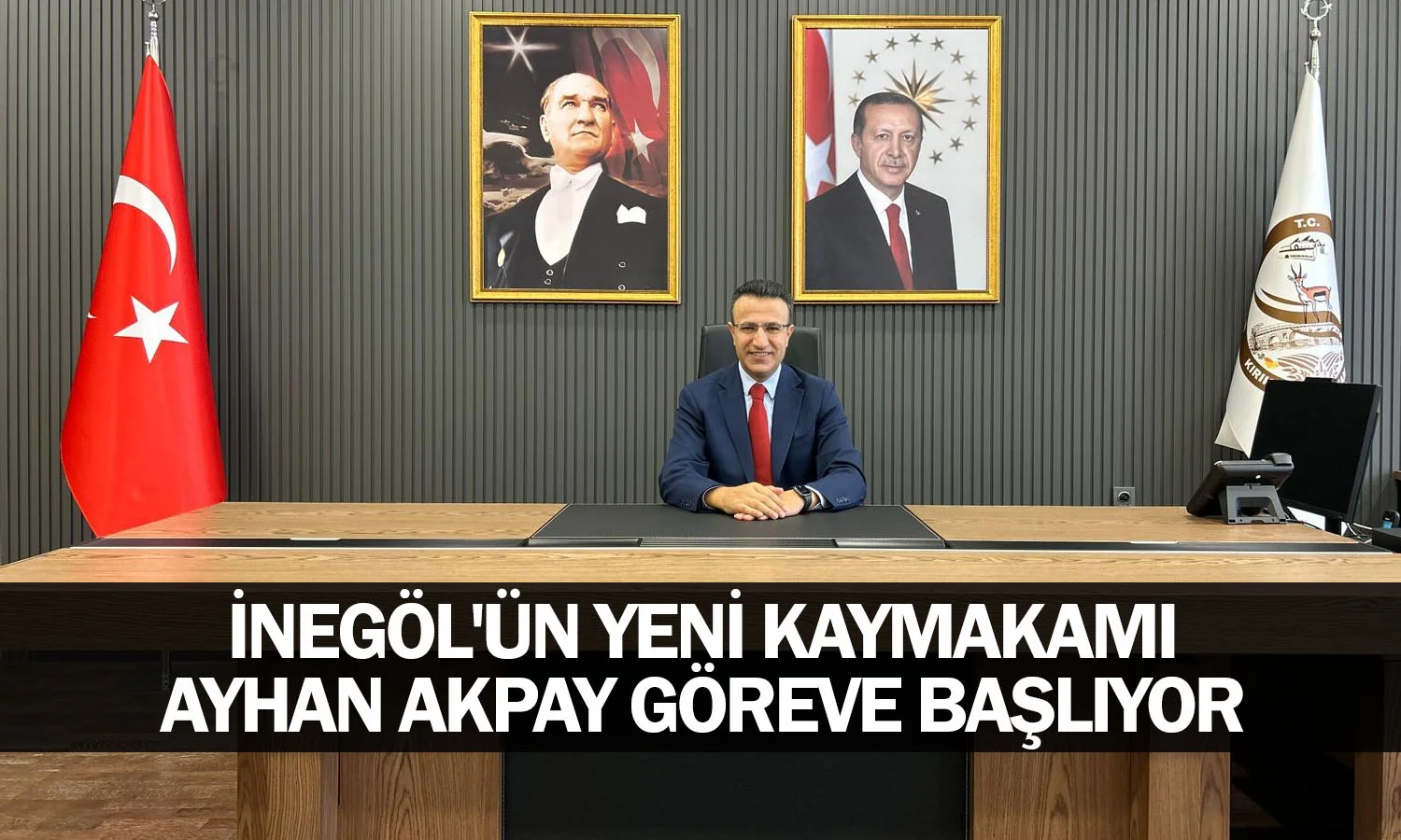 İnegöl'ün Yeni Kaymakamı Ayhan Akpay Göreve Başlıyor