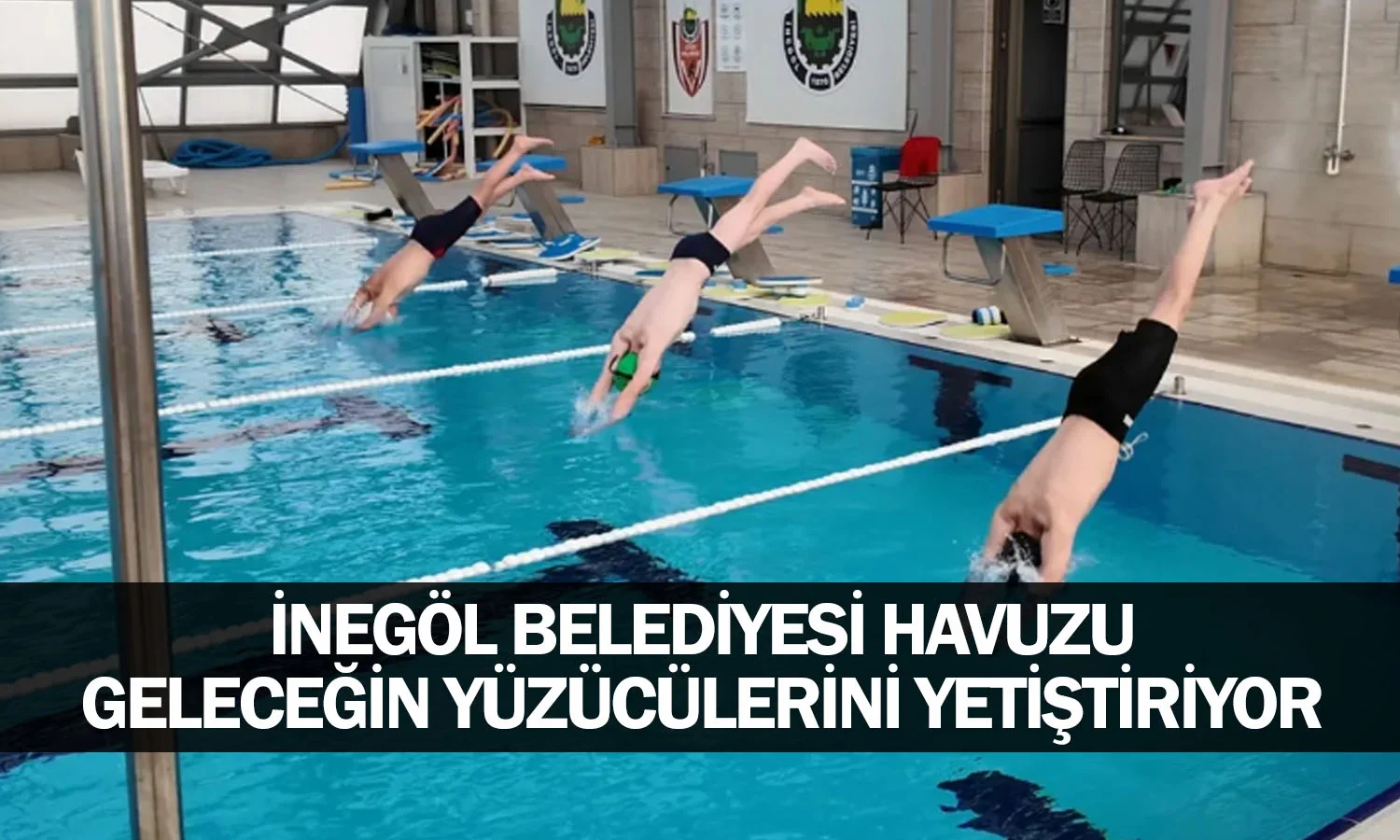 İnegöl Belediyesi Havuzu Geleceğin Yüzücülerini Yetiştiriyor