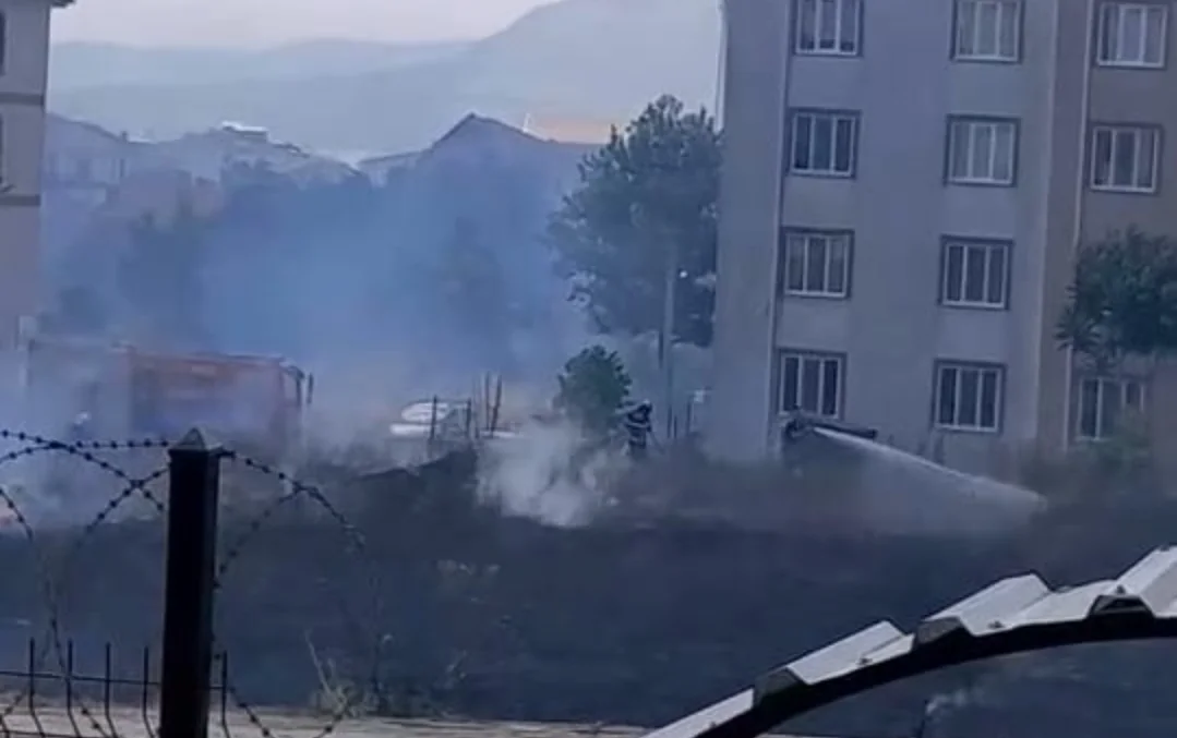 İnegöl'de korkutan yangın!