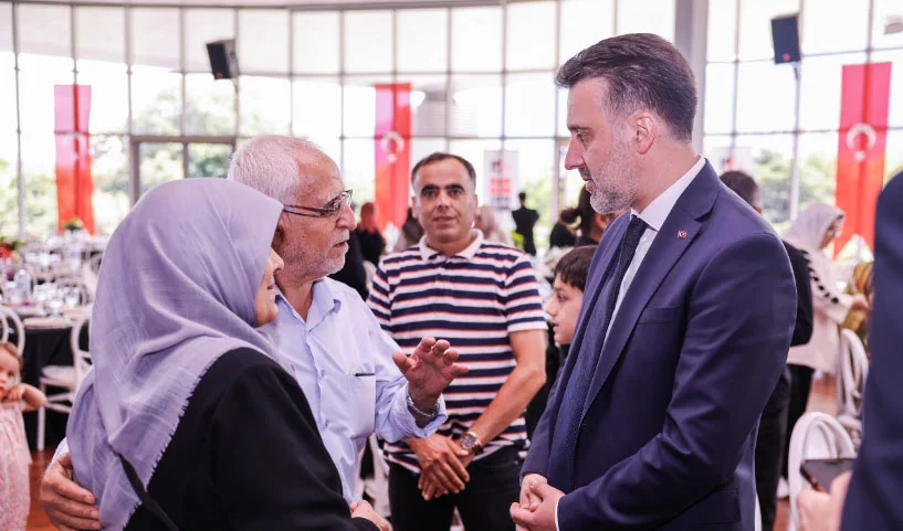 Şehit ve gazi aileleri için birlik sofrası kuruldu