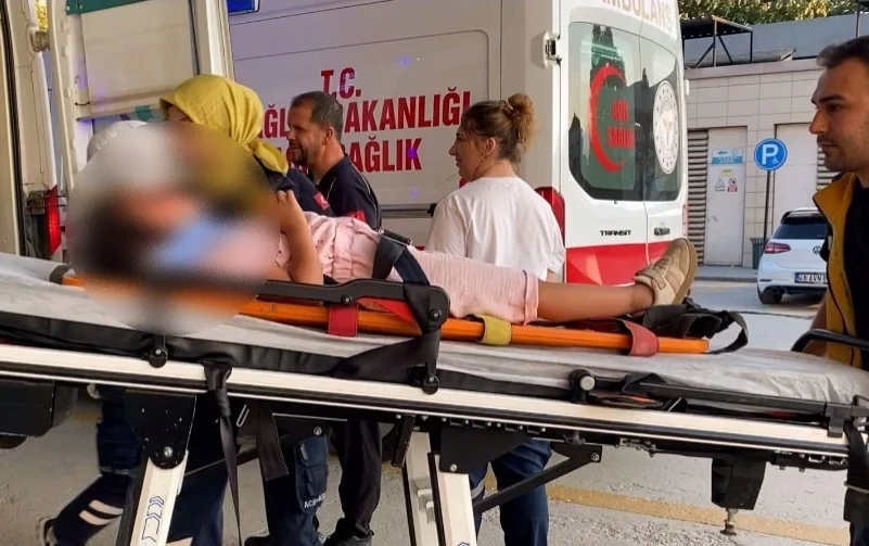 İnegöl'de korkutan kaza! İnegöl'de korkutan kaza!