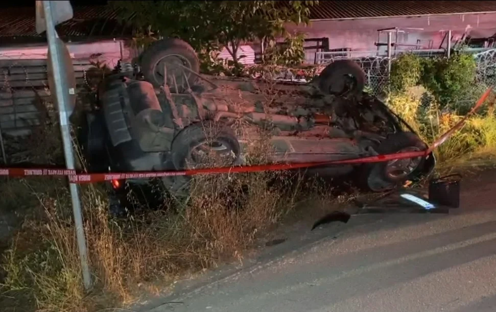 Çevre yolunda korkutan kaza!