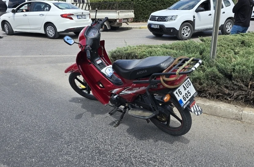İnegöl'de korkutan kaza İnegöl'de korkutan kaza