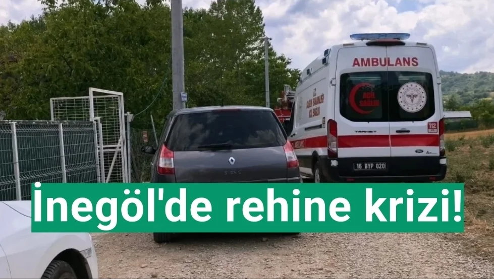 İnegöl'de rehine krizi!