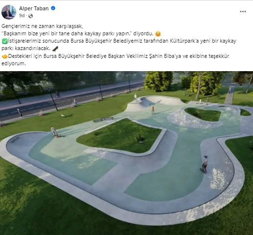 Kültürpark’a Yeni Kaykay Parkı! Kültürpark’a Yeni Kaykay Parkı!