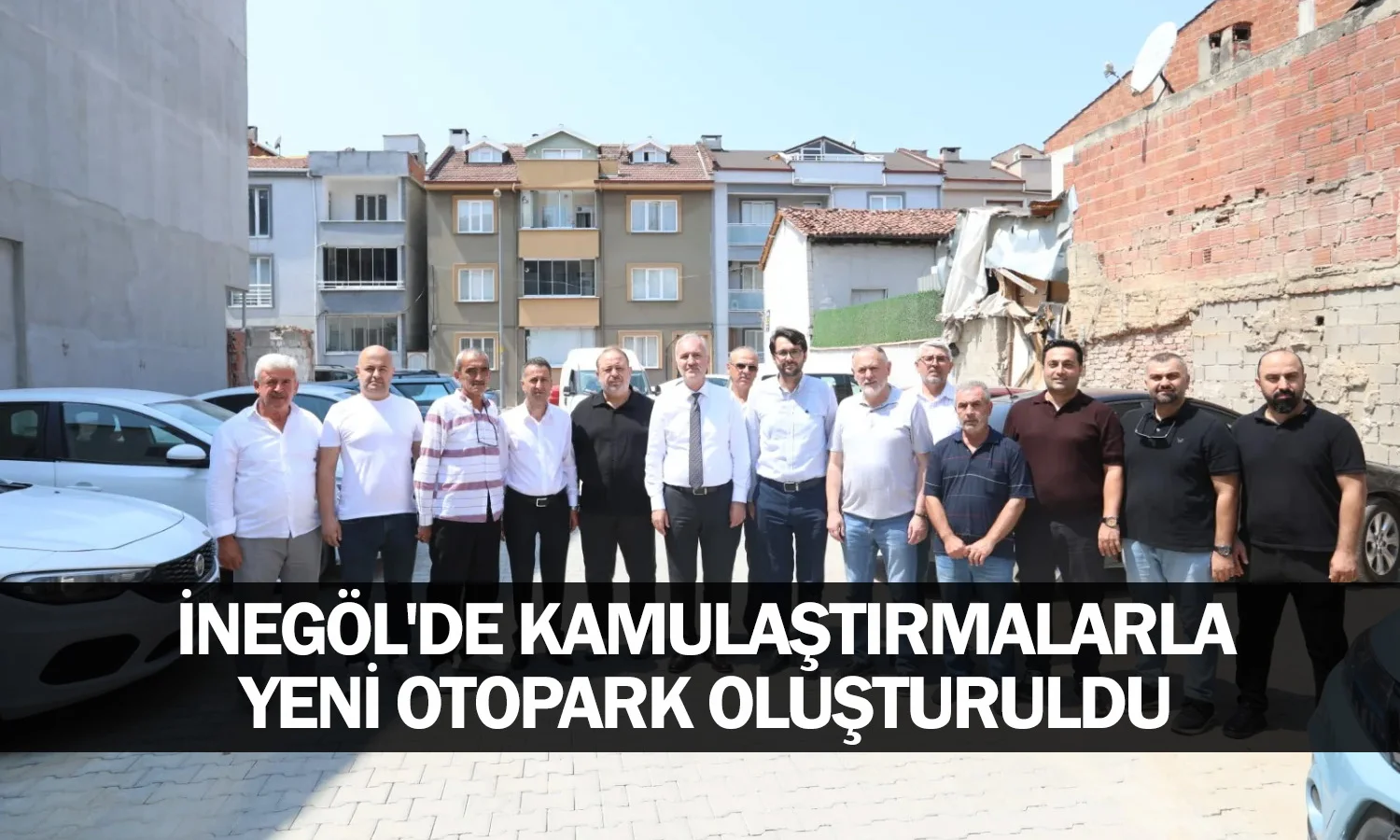 İnegöl'de kamulaştırmalarla yeni otopark oluşturuldu