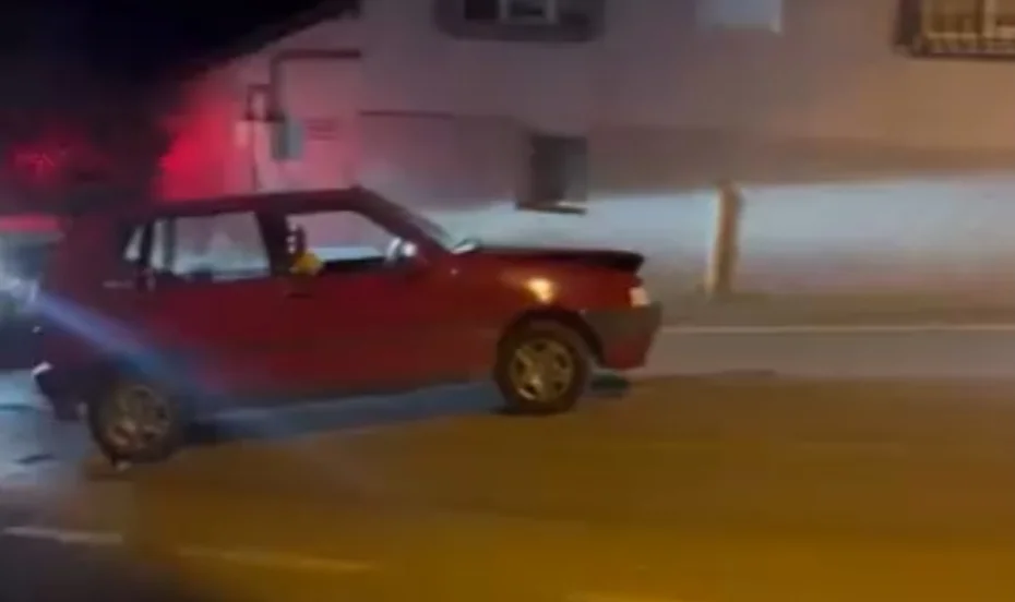 Kafa kafaya çarpıştılar!