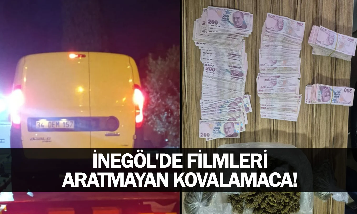 ​İnegöl'de Filmleri Aratmayan Kovalamaca!