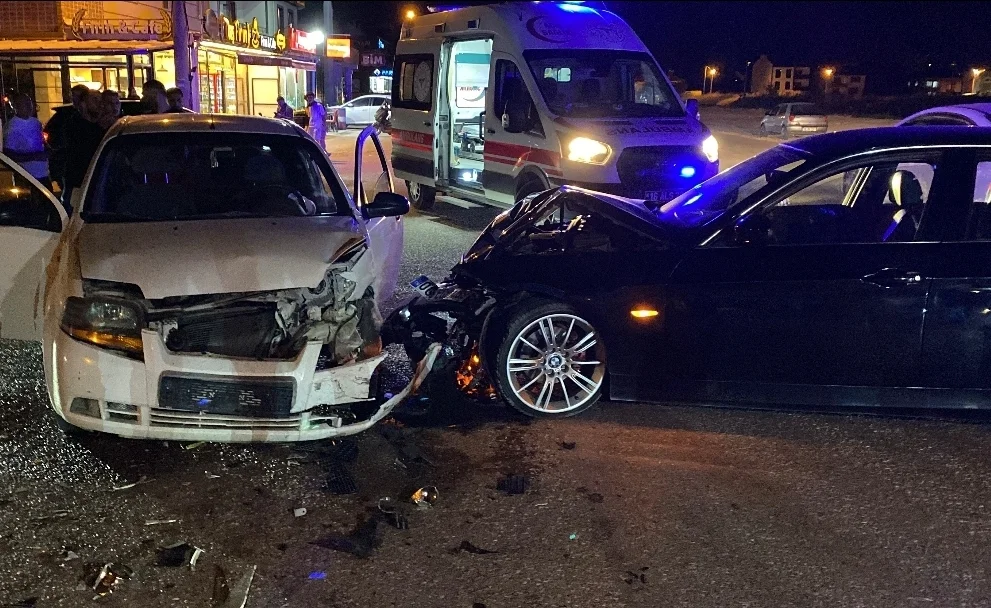 İnegöl'de korkutan kaza!