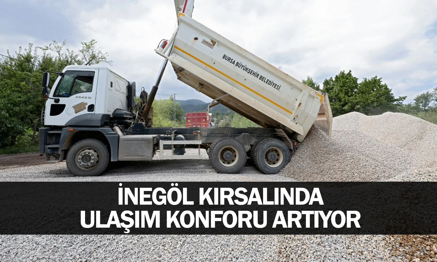 İnegöl kırsalında ulaşım konforu artıyor
