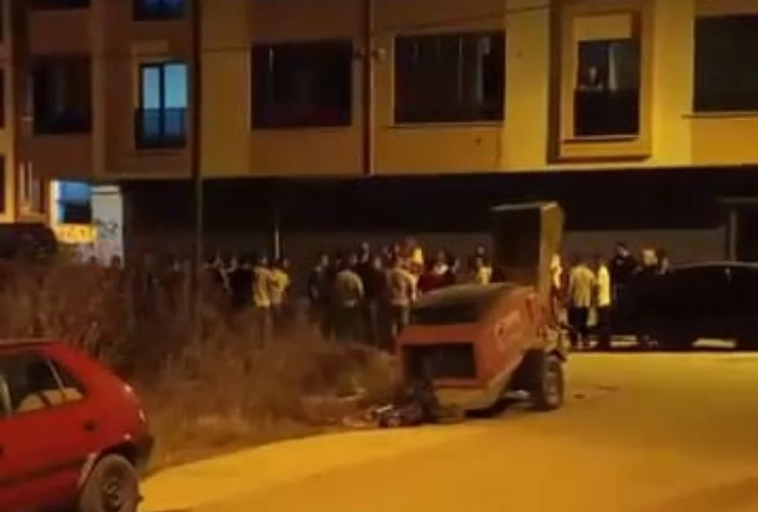 İnegöl’de Hareketli Dakikalar: 50 Kişi Birbirine Girdi!