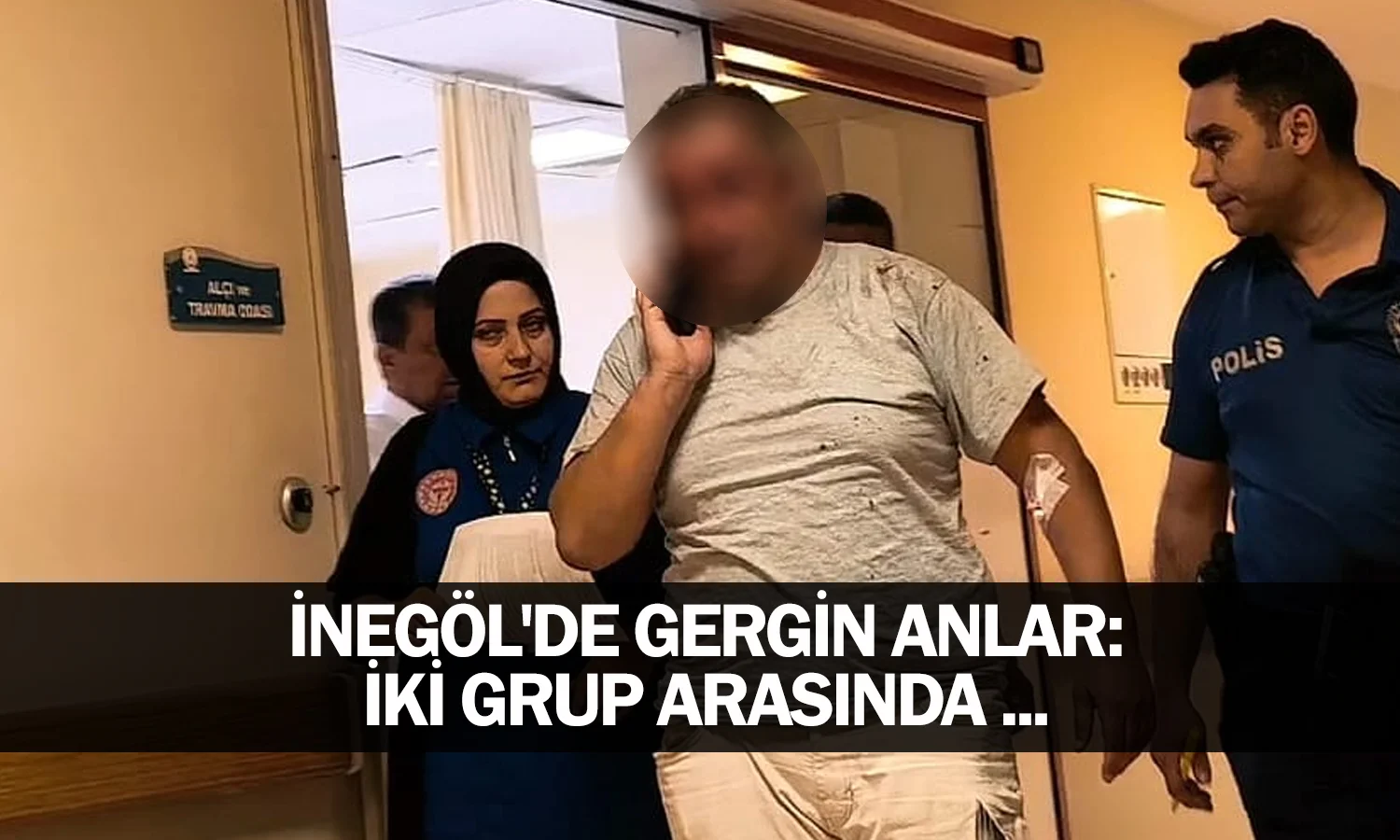 İnegöl'de gergin anlar: iki grup arasında ...
