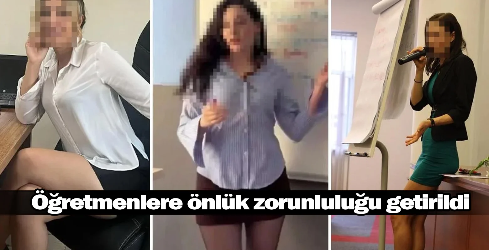 Öğretmenlere önlük zorunluluğu getirildi
