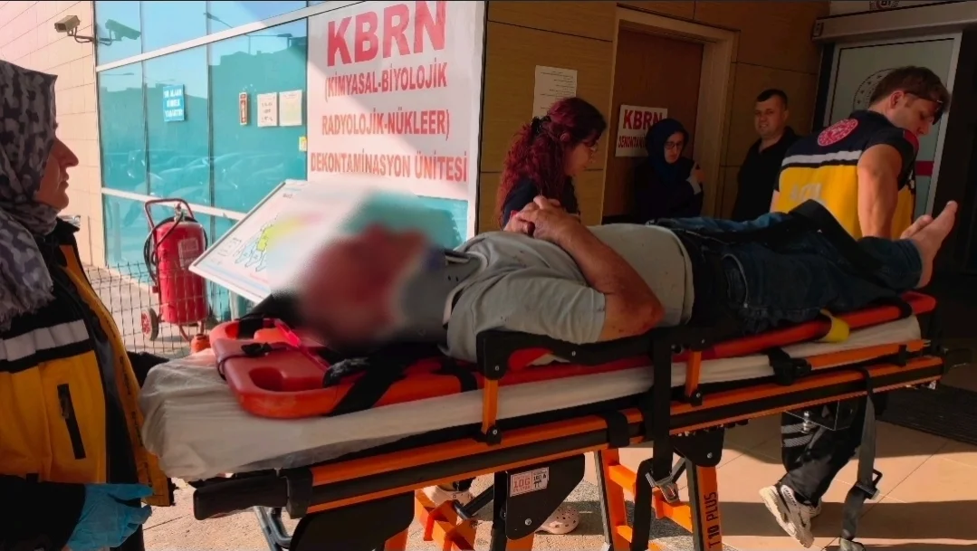 İnegöl'de kaza yaptığına bin pişman oldu!