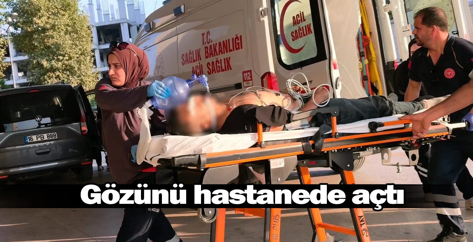 Gözünü hastanede açtı