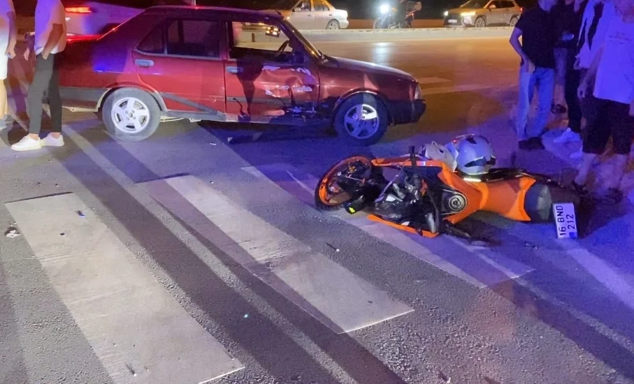 Ahmet Türkel Çevre Yolu’nda Kaza